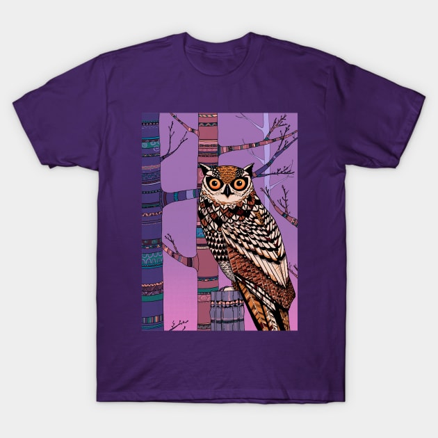 Mandala Owl T-Shirt by ElenaCasiglio